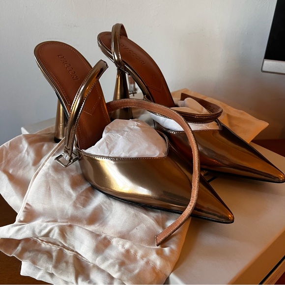 D'ACCORI Arya 100mm patent-leather pumps - Picture 8 of 9